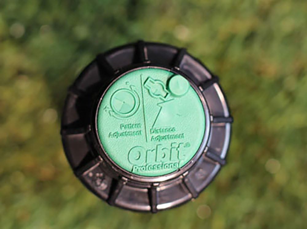 Orbit 55662 Voyager II Professional 4" Adjustable Pop-Up Gear Drive Rotor Sprinkler Spray Head, 40° To 360° Pattern, 25' - 52' Spray Distance (Ten bonus nozzles included), Black : Automatic Lawn Underground Sprinkler Systems : Garden & Outdoor