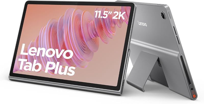 Lenovo Tab Plus Android Tablet 11.5 inch 2K Display 128GB Luna Grey