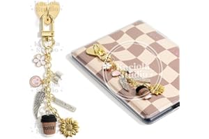 Kaciola Charm Chains for Kindle, Cute E-reader Phone Charm Bracelets Accessories Gift for Reader Booklovers Women Men, Charms Compatible for Kindle/E-Reader/Phone (A)