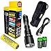 Nitecore MH25GT CREE LED 1000 Lumen USB Rechargeable Flashlight, 18650 rechargeable Li-ion battery, USB charging cable and Holster with 2 X EdisonBright CR123A lithium Batteries