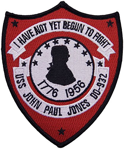 USS John Paul Jones DD-932 Patch Full color