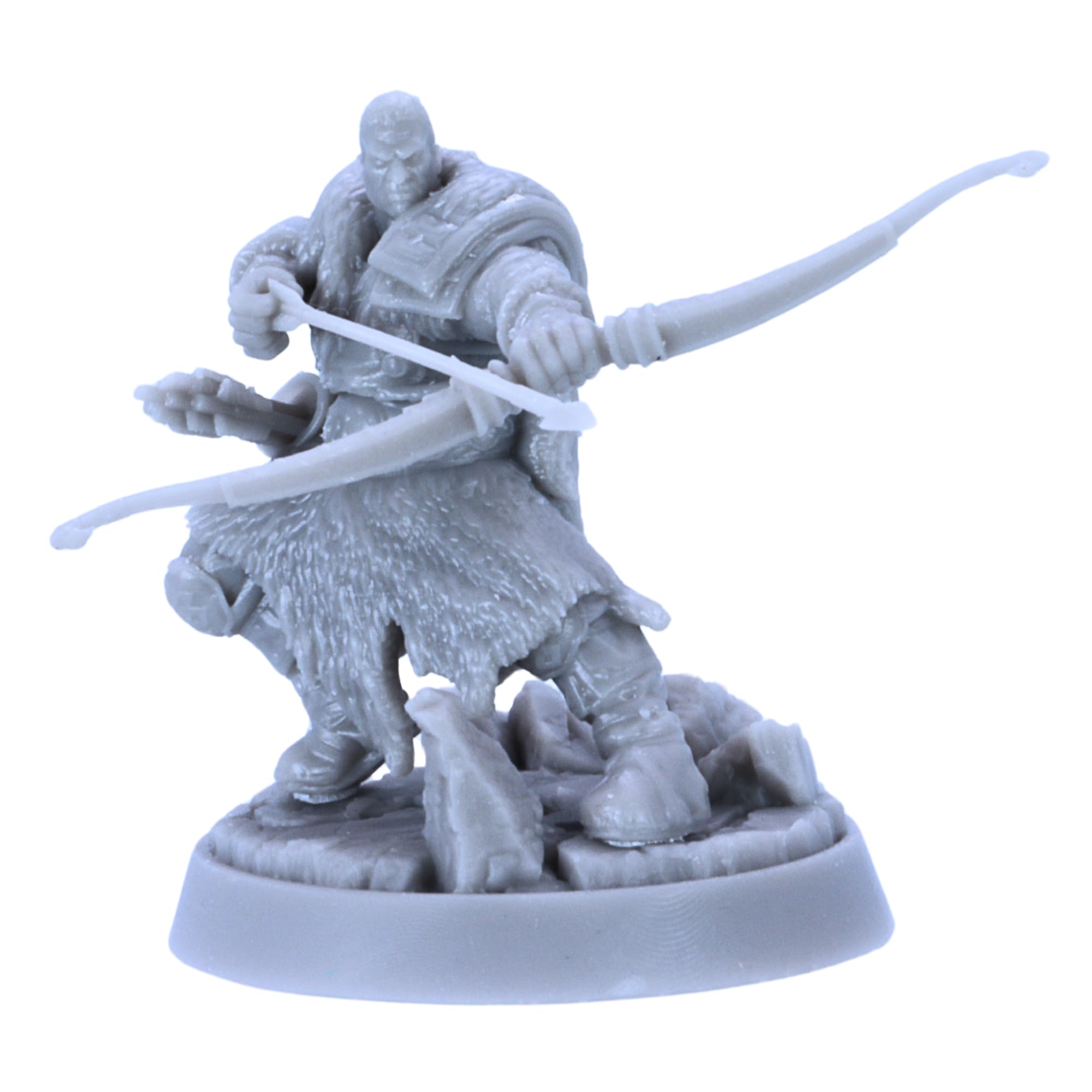 Hegar Manhunter – Viking Archer Miniature for Tabletop RPGs | 32mm Scale Tribal Hero | DnD, Wargames | Daybreak Miniatures Licensed | Resin Unpainted Model for Collectors & Gamers