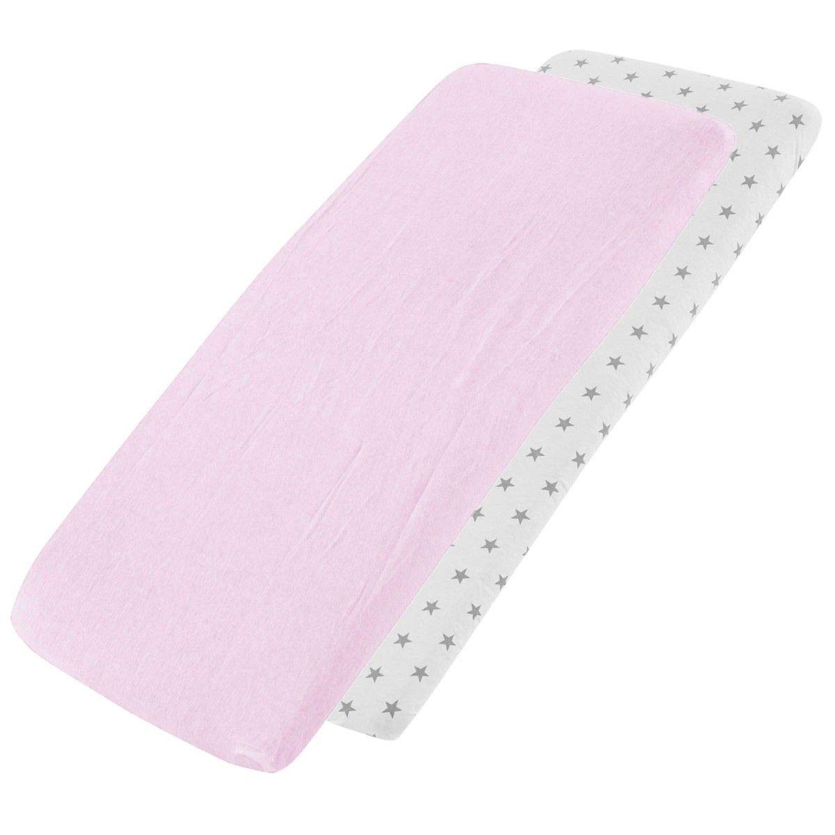 FYLO Jersey Fitted Sheet Compatible with Kinderkraft Neste Bedside Crib