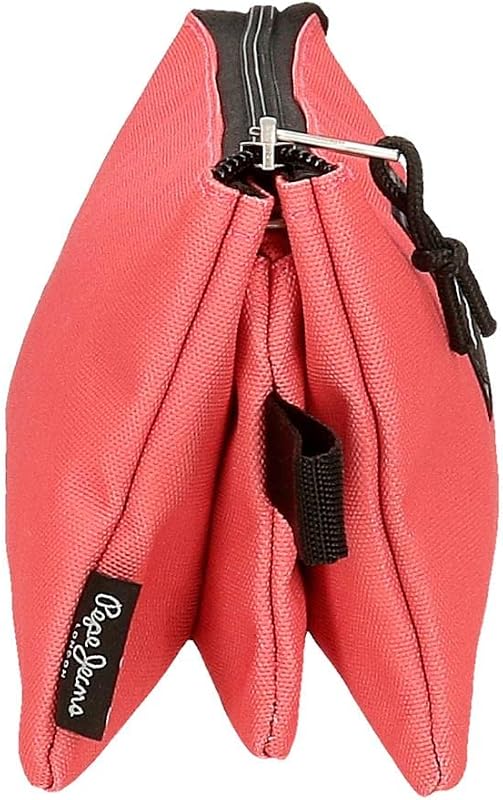 Aris Federmäppchen, dreifach, Rosa, 22 x 12 x 5 cm, Polyester, Rosa, Dreifach-Etui