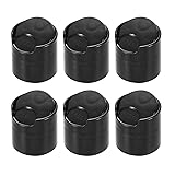 MECCANIXITY 6Pcs Black Disc Top Caps Replacement