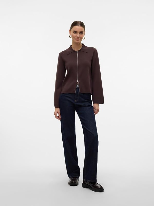 Cardigan da Donna Awhanna LS Knit Noos, Torta al Cioccolato, M, Torta al Ci, M
