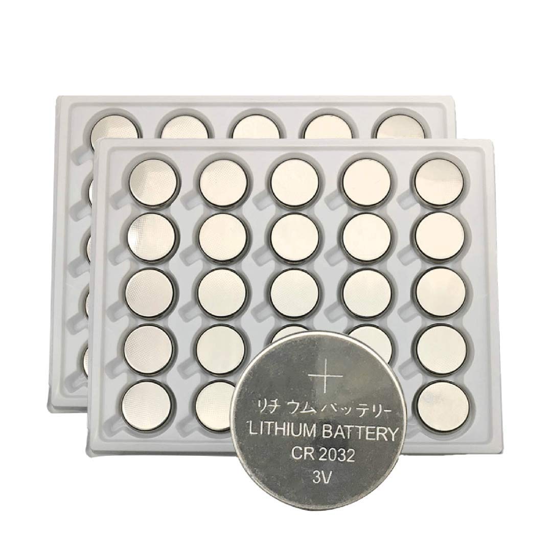CR2032 3V 2032 Lithium Button Cell Battery (50 Count)