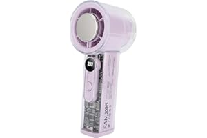 Aramox Portable Handheld Turbo Fan Efficient Cooling for Travel Camping, Stepless Adjustment Small Fan (Purple)