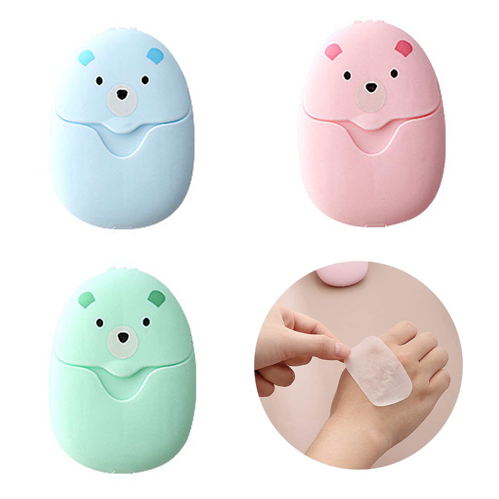 Disposable Soap Paper, Travel Soap Paper Sheets Mini Portable Soap Paper Sheets Outdoor paper soap, Suitable for outdoor activities, camping and hiking