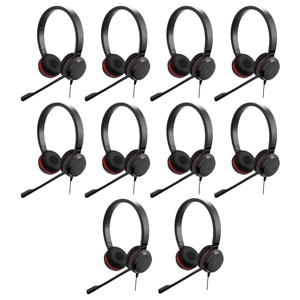 Jabra Evolve 30 Wired Headset, Stereo Telephone Headset for Greater Productivity, Superior Sound for