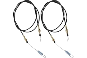 Lssapr 2 Pcs Shifter Cables 2-11082 Replacement for Chuck Wagon Trailmaster Trail Wagon TW400 TW11 TW11R TW413 BD300 CW-11 CW-413 CW-265 Land Master LM650 LM400 Shift Cable UTV Go-Karts Parts