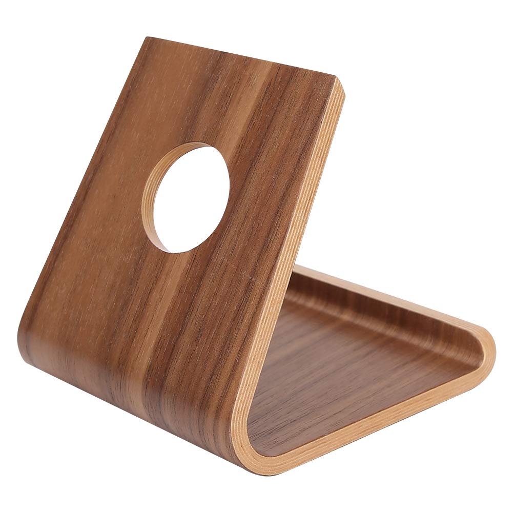 Wooden Tablet PC Bracket,Double Sides Table Laptop Holder Stand Computer Stand Mobile Phone Bracket for Notebook Tablets Laptop