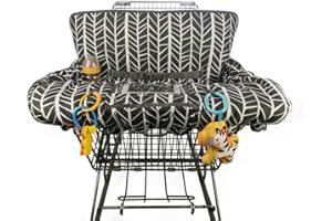 Shopping Cart Cover for Baby boy Girl, Multi-in-1 Cart Covers for Babies, Soft Padded Infant High Chair Cover, Machine Washab
