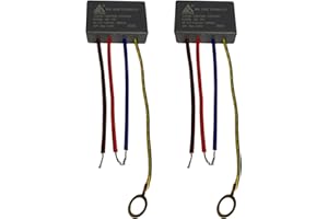Royal Designs, Inc. 100 Watt 4-Way Touch Sensor Converter - Convert Any Lamp into a Touch Lamp, Set of 2