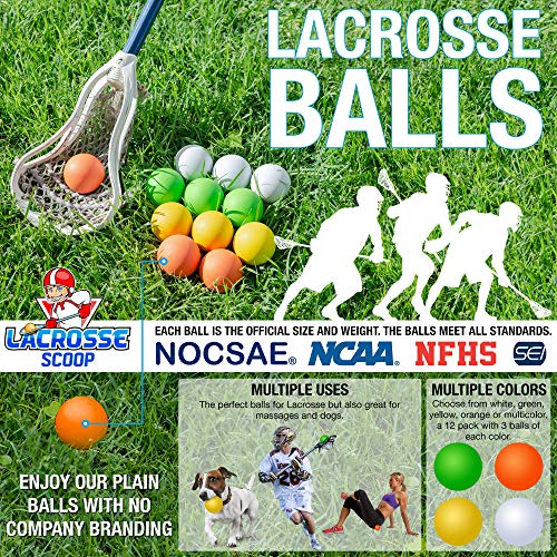 Lacrosse Balls 12 Pack (Multi Color) - Thumbnail 3