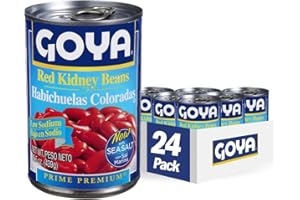 Goya Foods Low Sodium Red Kidney Beans, 15.5 Ounce (Pack of 24)