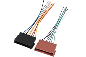 RED WOLF Radio Wiring Harness Connector Adapter Compatible with Ford F150 1986-1998, 1995-2001 Expedition, 1986-1997 Ranger, Lincoln/Mercury 1986-1994 Aftermarket Stereo Installation