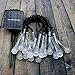 Solar Strings Lights, 20 Feet 20 LED Water Drop Solar Fairy Lights, Waterproof Lights for Garden, Patio, Yard, Home, Parties- Multi Color