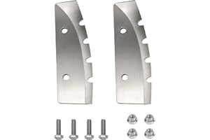 2pcs 28340 Ice Auger Blades Replacement Compatible with Eskimo Quantum Thunderbay HT Ice Drills, Alloy Steel Serrated Blades 