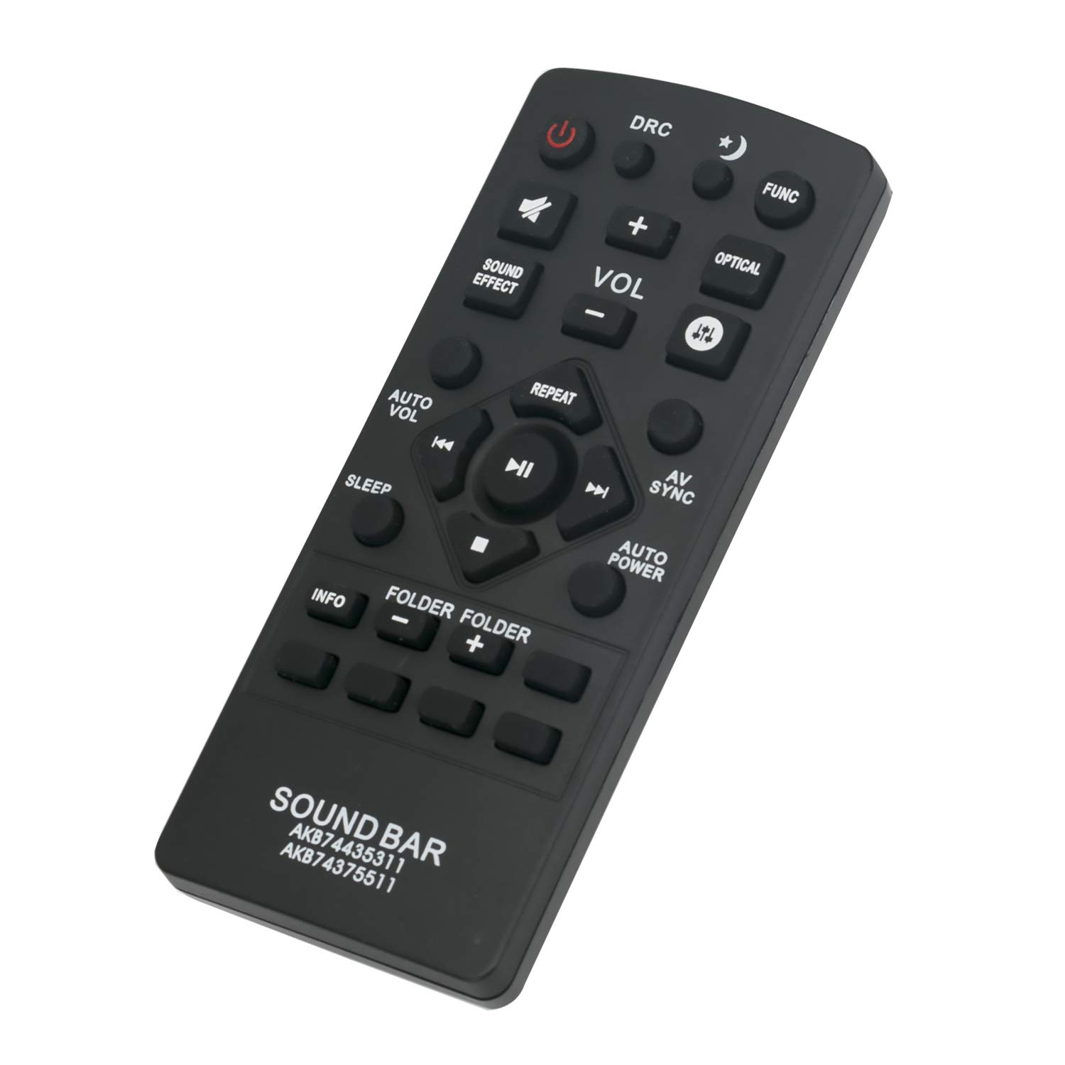 ALLIMITY AKB74435311 Remote Control Replace for LG Sound Bar LAP250H LAS450H LAS455H LAS550H