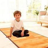 Heated Floor Mats, Heated Floor Carpet, Electric Heated Rug with Adjustable Temperature 12 Hour Timer, Radiant Floor Heater, for Yoga/Indoor/Under Desk (20x39 Inch/50x100 cm)