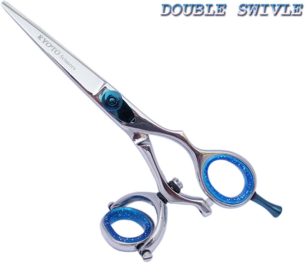 Swivel professional hair dressing Salon scissors Cutting shears barber scissors cutting 5.5"