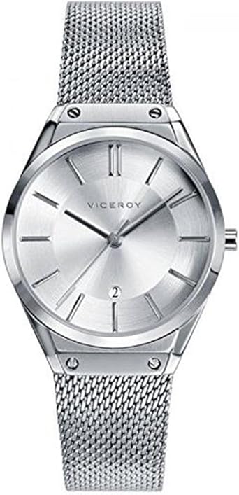 Viceroy Reloj Analogico para Mujer de Cuarzo con Correa en Acero Inoxidable 42234-07