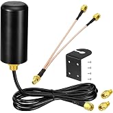 Bingfu Upgraded 4G LTE Cellular SMA Antenna 8dBi for Trail Camera Router | Outdoor Mimo RP-SMA Antenna Replacement Compatible with Spypoint Game Security Camera Trail Cam Modem Router
