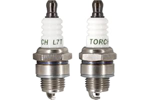 2 Pieces TORCH L7T Spark Plug Replacement for Champion CJ7Y CJ8Y, for NGK BPM7A BPM6A, for Bosch WS5F WS6F, for Denso W20MP-U