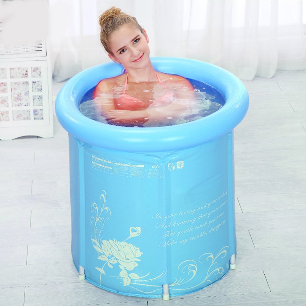 Tinksky Ba?era hinchable para adultos de pl¨¢stico y port¨¢til muy resistente