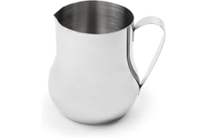 Fox Run 6517 Creamer/Frother Pitcher, Stainless Steel, 20-Ounce