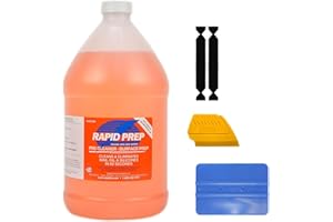 Rapid Tac Rapid Prep Pre-Cleaner 128oz for Wax, Grease, Oil Removal, Non-Hazardous, Non-Flammable, Safe Pre-Cleaning of Autom