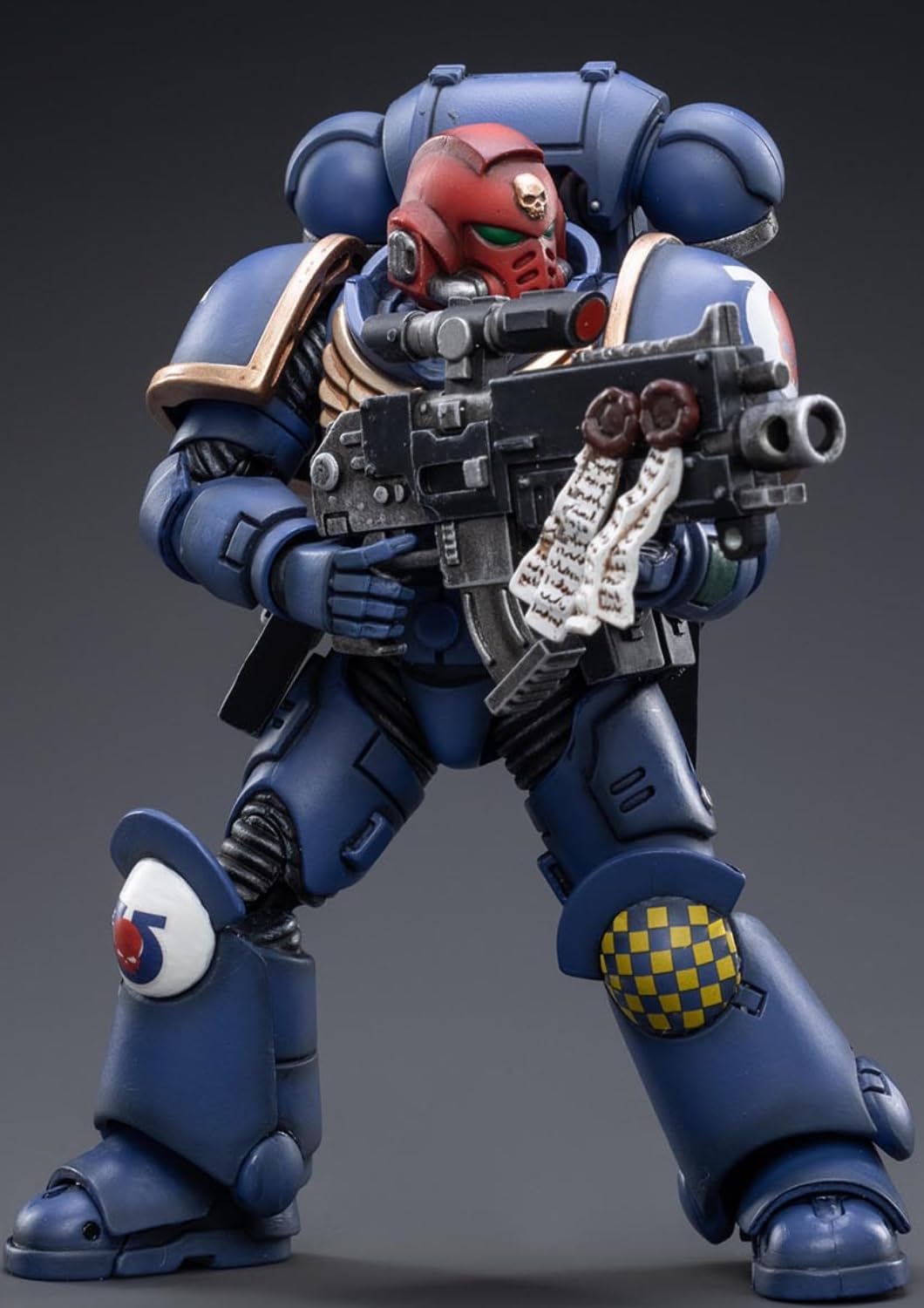HiPlay JoyToy Warhammer 40K Collectible Figure: Ultramarines Heroes of The Chapter Brother Veteran Sergeant Castor 1:18 Scale Action Figures JT2474