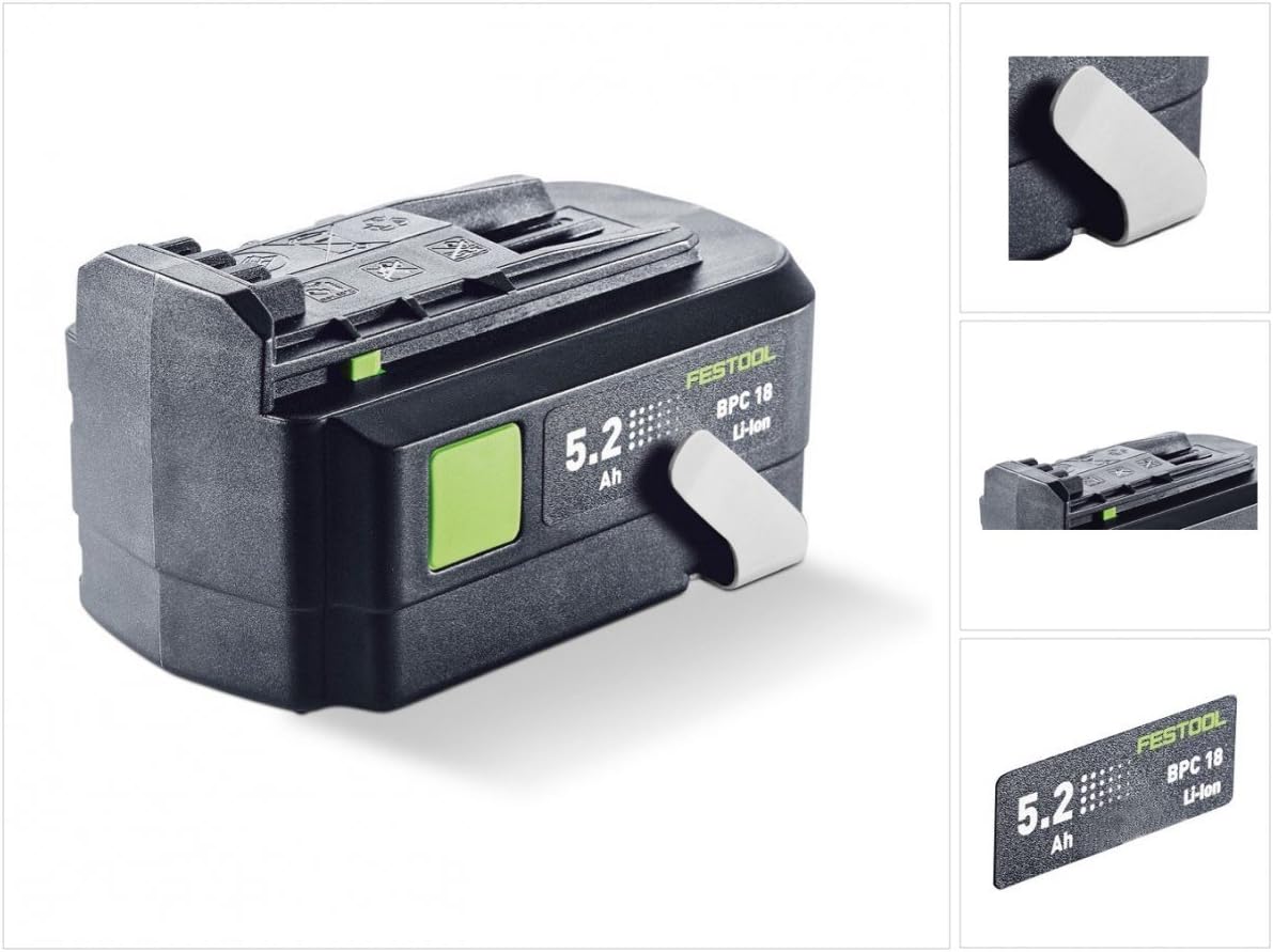 Festool BPC 18 5.2 LiIon Battery Pack Amazon.co.uk DIY & Tools