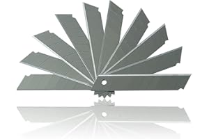 T TOVIA 30-Pack 25MM Utility Knife Blades, Office Knife SK5 Slitting Blades for Retractable Box Cutters and Knives