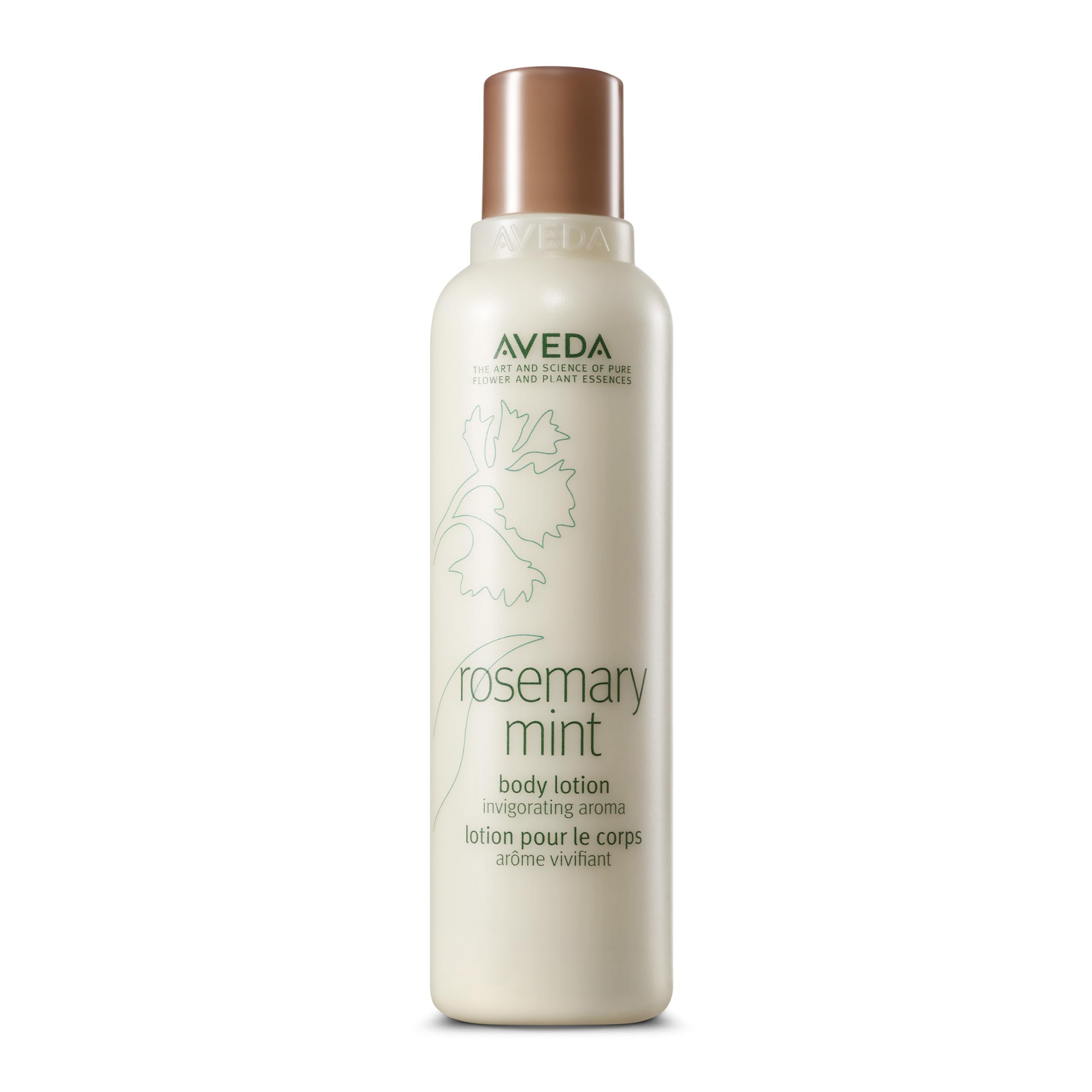 Aveda Rosemary Mint Body Lotion | Lightweight Cooling Lotion with Menthol | with Invigorating Aroma of Certified Organic Peppermint & Rosemary, 200ml