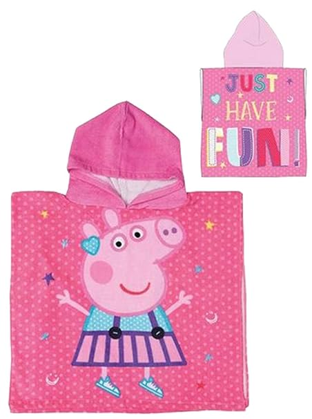 peppa hooded towel