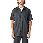 Dickies Mens Flex Relaxed Fit Short Sleeve Work Shirt
