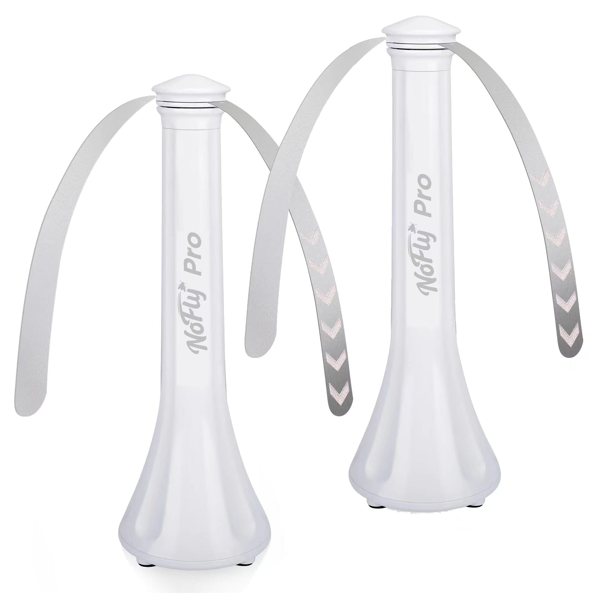 Photo 1 of Fly Fans for Tables, Outdoor Fly Repellent Fna (White, 2 Pack)