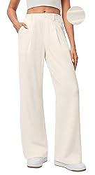 Ewedoos Wide Leg Pants Woman Stretchy Work Dress