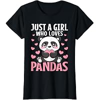 Amazon.com: Just A Girl Who Loves Pandas Cute Kawaii Panda Girls