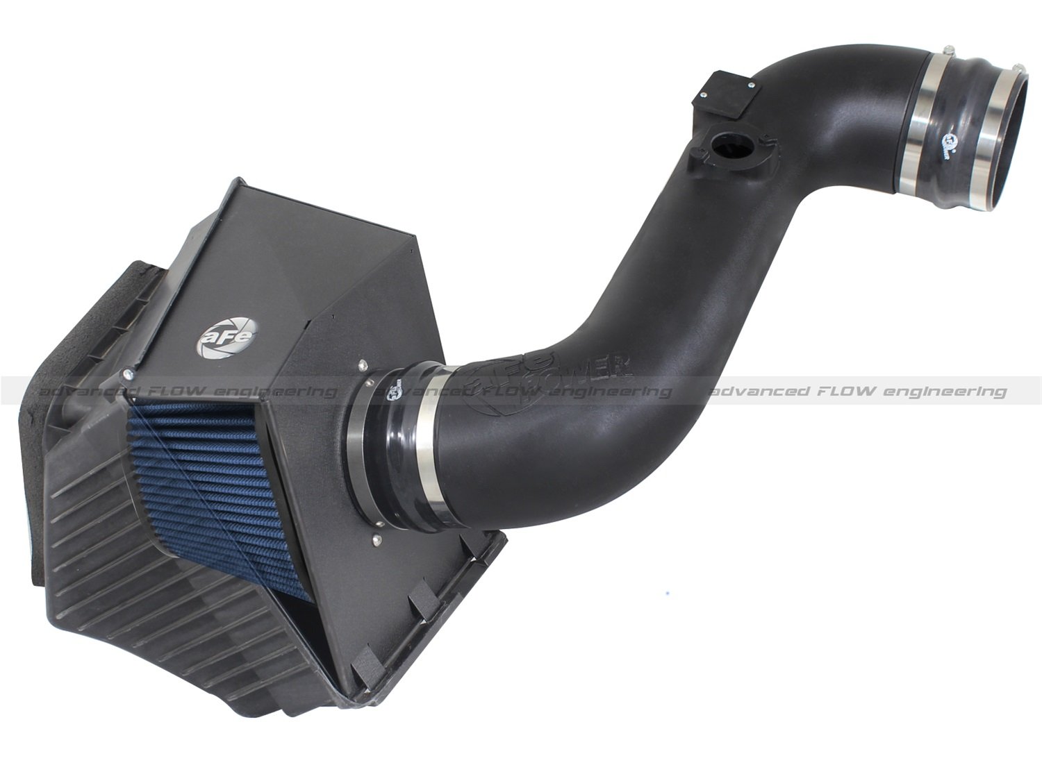 aFe Power Magnum FORCE 54-32322 GM Diesel Truck 11-15 V8-6.6L (td) LML Performance Intake System (Oiled, 5-Layer Filter)
