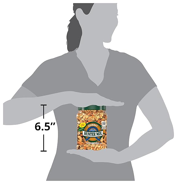 SOUTHERN STYLE NUTS GOURMET HUNTER MIX, 23 OUNCES, SESAME STICKS, PEANUTS, SUNFLOWER KERNELS, ALMONDS, CASHEWS, AND PEPITAS