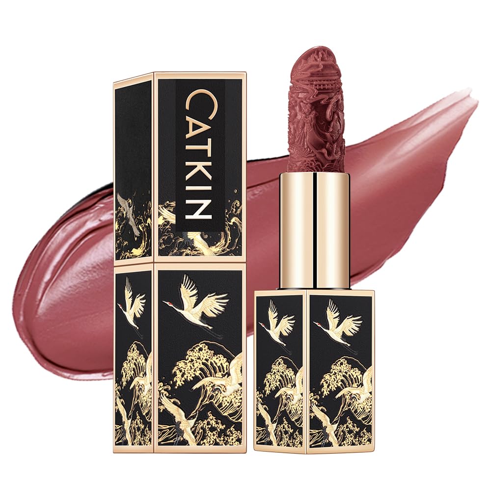 CATKIN Red Lipstick, Long Lasting, High Impact, Moisturizing Formula, enriched with Avocado Oil and Vitamin E, 3.2g — image 1