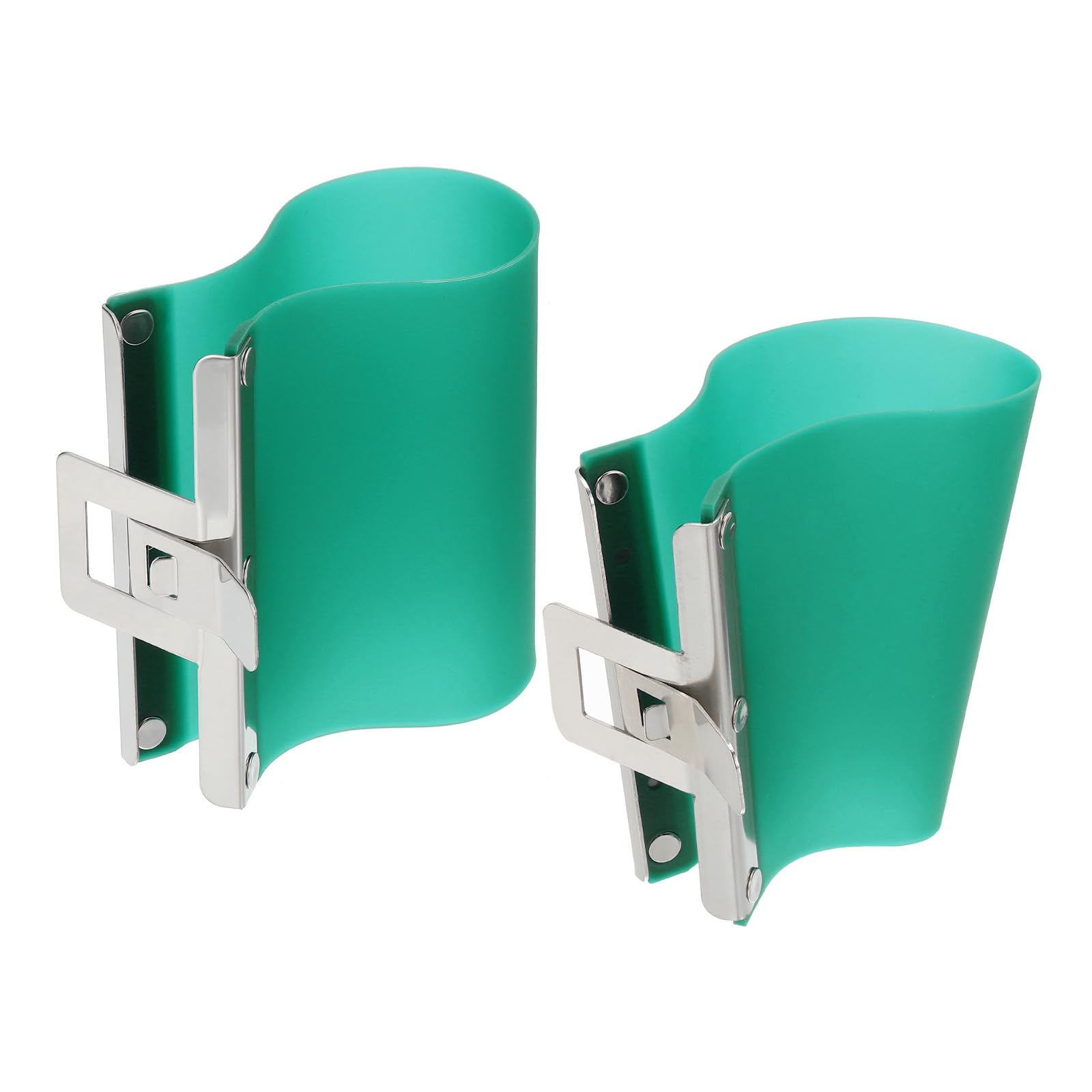 PATIKIL 11OZ 12OZ 3D Mug Wrap Silicone Mug Clamp, 2 Pcs Sublimation Silicone Mug Cup Clamp Fixture for Mugs Printing Heat Transfer Machine, Green