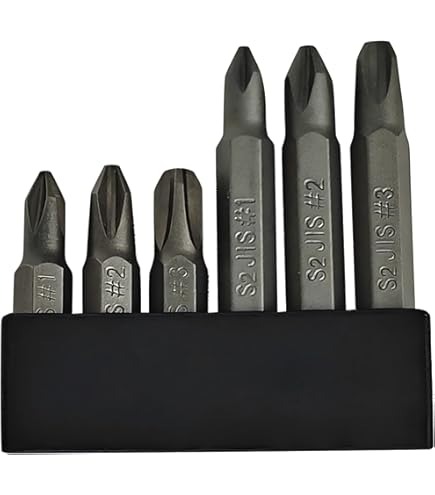 JISDriver Screwdriver Set (3Pcs) – Professional JIS #1#2#3 Drivers