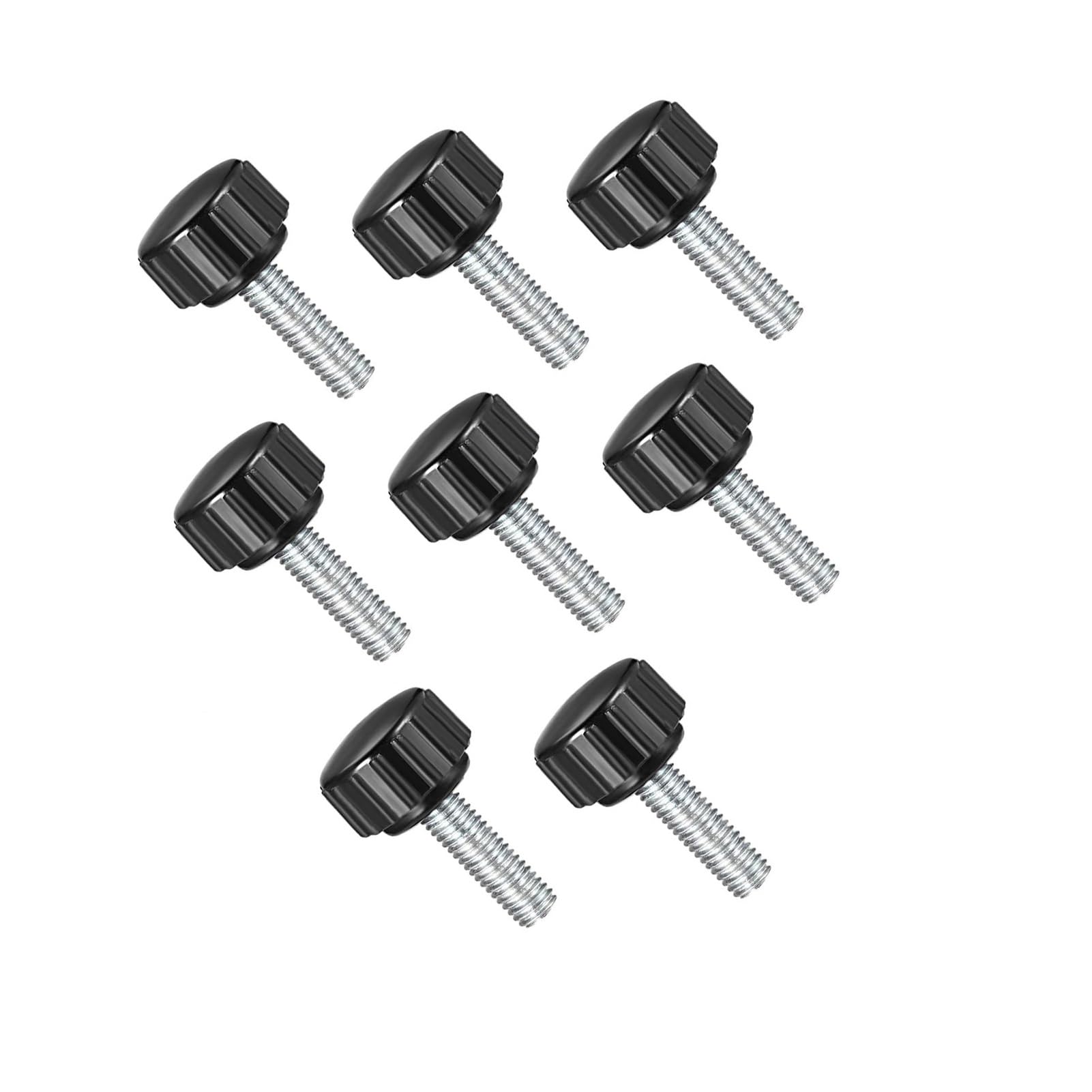 MACHSWON Knurled Clamping Knobs Grip Thumb Screw on Type for Saw, Drill Press, Lathe and Routing jigs Male Thread Knurled Clamping Knobs M5 x 20mm 8pcs — image 1