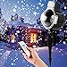 Christmas Snowfall Projector Lights, Syslux Indoor Outdoor Holiday Lights with Remote Control Rotatable White Snow for Halloween Xmas Wedding Home Party Garden Landscape Wall Decorations （Snow Spots）