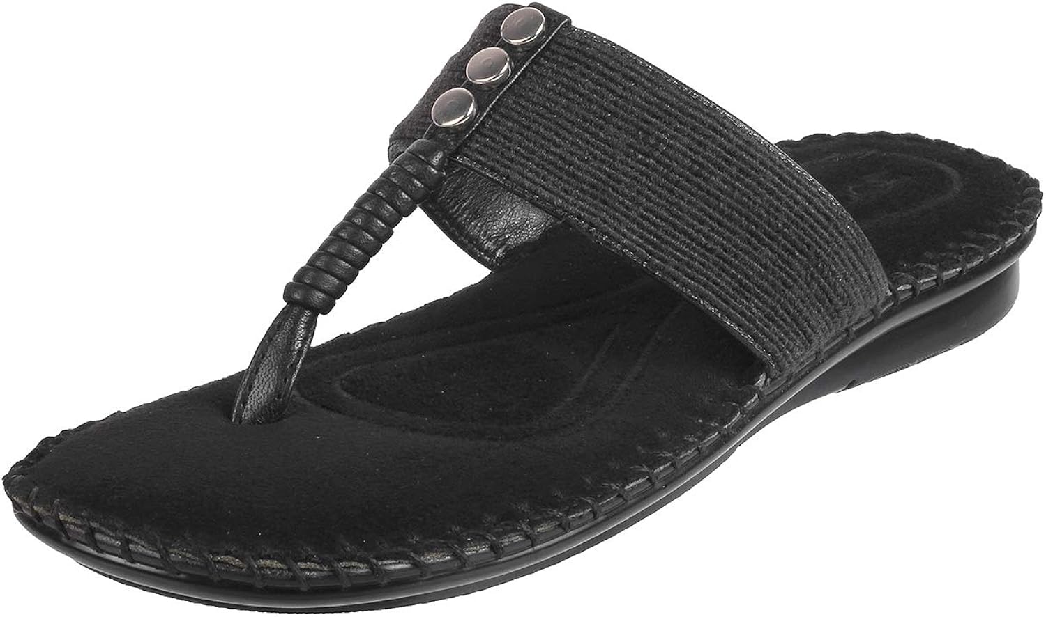Amazon.com | Mochi Women's Black Fashion Slippers- 5 UK (38 EU) (44-75) | Slippers