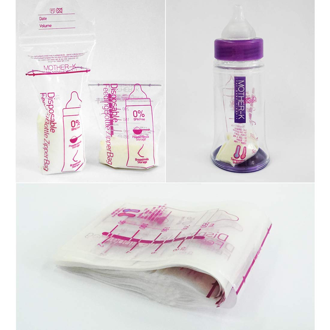 disposable milk bottle for travel